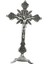 Ayakta Haç, Isa Haçı, 10 Inç Katolik Küçük Haç ve Stand, Antik (Yurt Dışından) 5