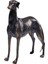 Greyhound Köpek Heykel Heykel Yenilik Aksanı Koleksiyon Reçine Hayvan Figürin (Yurt Dışından) 2