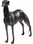 Greyhound Köpek Heykel Heykel Yenilik Aksanı Koleksiyon Reçine Hayvan Figürin (Yurt Dışından) 3