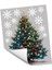 Snowflake Noel Ağacı Pencere Çıkartmaları Noel Dekorasyon Pvc Ofis Için (Yurt Dışından) 3