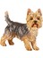 Köpek Heykeli Yorkshire Terrier Hayvan Heykeli Yatak Odası Kitaplık Rafı Ayakta (Yurt Dışından) 1