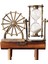 Tekerlek Kum Dönen Cam Vintage Dekoratif Kum Saat Cam Mutfak I Dekor Doğum Günü Si 145X65X175MM Yükseltme Altın (Yurt Dışından) 2