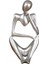 Reçine Düşünür Heykel Modern Figür Heykeli Masaüstü Kitaplık Sağ 13X9CM (Yurt Dışından) 1