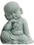 Masaüstü Çayevi Için Keşiş Figürin Buddha Heykel Heykeli (Yurt Dışından) 2