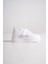 Valencıa Bağcıksız Cırt Cırtlı Ortopedik Taban Kadın Sneaker Spor Ayakkabı Cbt - Beyaz 5