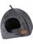 Pet Köpek Kulübesi Kapüşonlu Uyku Ped Yavru Kedi Ev M (Yurt Dışından) 4