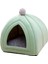 Pet Ğı Uyuyan Ik Velvet Nest Kennel Çadır Için Yeşil (Yurt Dışından) 1