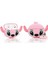 Airpods Pro 3. Nesil Uyumlu Sevimli Pembe Stitch Figürlü Darbe Önleyici Kulaklık Koruma Kılıfı 2