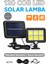 120 Cob LED Güneş Enerjili Solar Panel 3 Modlu Hareket Sensörlü Su Geçirmez Duvar Lambası (4,7 M Kab 1