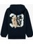 Uzun Kollu Kapşonlu Baskılı Sweatshirt 2