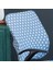 Sandalye Backrest Koltuğu Slipcover Noktaları Mavi (Yurt Dışından) 3