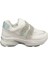 928315Z 5 cm Topuk Boyu Ortopedik Bantlı Günlük Kadın Simli Sneaker Ayakkabı 1