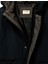 Uzun Kollu Çıtçıt Detaylı Cepli Slim Fit Kapşonlu Mont 3