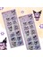 Kuromi 3D Sulu Sticker – Parıltılı Mavi Sticker 2