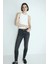 Tess Pamuklu Skinny Fit Normal Bel Dar Paça Jeans Bayan Kot Pantolon 100328 1