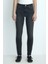 Tess Pamuklu Skinny Fit Normal Bel Dar Paça Jeans Bayan Kot Pantolon 100328 3