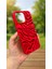 iPhone 16 Pro Max - Kırmızı Zebra Desenli Silikon Darbe Emici Klasik Korumalı Rubber Kılıf 3