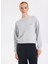 Yuvarlak Yaka Gri Kadın Sweatshırt EVO03AH25SUCCH 3