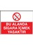 Bu Alanda Sigara Içmek Yasaktır Ölçüsü 21*30 Dekote 1
