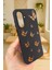 Samsung Galaxy A26 - Turuncu Kelebek Desenli Silikon Darbe Emici Klasik Korumalı Rubber Kılıf 4