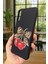 Samsung Galaxy A70 Uyumlu Kiraz Leopar Fiyonk Desenli Silikon Darbe Emici Klasik Rubber Kılıf 4