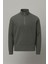 Lars Selanik Örme Kumaş Yarım Fermuar Erkek Sweatshirt - Çam Yeşili 1