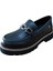D25KA-3235 Kadın Hakiki Deri Tokalı Günlük Loafer Casual Ayakkabı Siyah 1