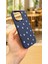 iPhone 16 Pro Max -Mavi Boncuk Desenli Silikon Darbe Emici Klasik Korumalı Rubber Kılıf 3