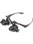 Gözlük Modeli 10X 15X 20X 25X Lens 2 Led Işıklı Büyüteç 9892G 1