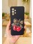 Samsung Galaxy A13 Uyumlu Kiraz Leopar Fiyonk Desenli Silikon Darbe Emici Klasik Rubber Kılıf 2
