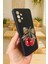 Samsung Galaxy A13 Uyumlu Kiraz Leopar Fiyonk Desenli Silikon Darbe Emici Klasik Rubber Kılıf 4