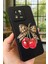 Xiaomi Mi 13 Uyumlu Kiraz Leopar Fiyonk Desenli Silikon Darbe Emici Klasik Korumalı Rubber Kılıf 4