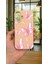 iPhone 16 Plus -Pembe Kelebek Desenli Silikon Darbe Emici Klasik Korumalı Rubber Kılıf 2