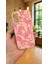 iPhone 16 Plus -Pembe Leopar Desenli Silikon Darbe Emici Klasik Korumalı Rubber Kılıf 1