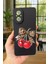 Realme 12 Lite Uyumlu Kiraz Leopar Fiyonk Desenli Silikon Darbe Emici Rubber Kılıf 2