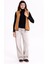 Kadın Slim Fit Tam Fermuarlı Polar Yelek 3