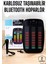 Kablosuz Bluetooth Hoparlör Taşınabilir 6.5 Inç LED Işık Kareoke - M450R268-K07450 1