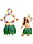 Yetişkin Hawaii Kostüm Seti - Yaprak Etek & Hawaii Set - 5 Parça 1
