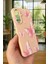 Samsung Galaxy A56 Uyumlu Pembe Kelebek Desenli Silikon Darbe Emici Klasik Korumalı Rubber Kılıf 3