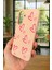 Samsung Galaxy A56 Uyumlu Pembe Kalp Desenli Silikon Darbe Emici Klasik Korumalı Rubber Kılıf 4