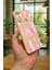 Xiaomi Redmi Note 8 Pembe Kelebek Desenli Silikon Darbe Emici Klasik Korumalı Rubber Kılıf 3