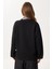 Fular Detaylı Şardonlu Örme Sweatshirt LPX0005 Siyah 3