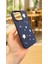 iPhone 15 Pro Max -Mini Yıldız Desenli Silikon Darbe Emici Klasik Korumalı Rubber Kılıf 3