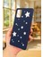 Samsung Galaxy A51 Uyumlu Mini Yıldız Desenli Silikon Darbe Emici Klasik Korumalı Rubber Kılıf 3