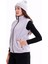 Kadın Slim Fit Tam Fermuarlı Polar Yelek 4