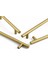 Alteta Gold 5 Adet 192 mm Altın Metal Mobilya Kulp Mutfak Çekmece Dolap Dolabı Kapak Kulpları Kulbu 4