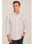 Erkek Ncb Çizgili Keten Gömlek 4