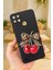 Realme C21Y ve C25Y Uyumlu Kiraz Leopar Fiyonk Desenli Silikon Darbe Emici Rubber Kılıf 1