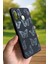 Samsung Galaxy A20 Uyumlu Siyah Kelebek Desenli Silikon Darbe Emici Klasik Korumalı Rubber Kılıf 3