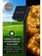 100 LED 12 Metre Sarı Solar Peri LED Işık | Güneş Enerjili Su Geçirmez Bahçe, Balkon, Ağaç ve Yılbaş 2